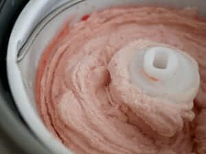 Strawberry Ice Cream with Vodka Infused Berries