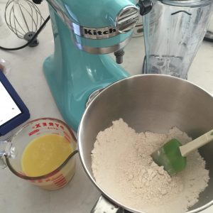 oatmeal waffles with olive oil