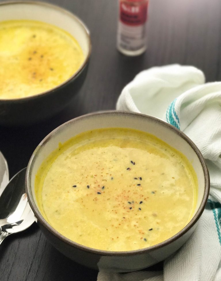 Simple Kabocha (Japanese pumpkin) Soup topview