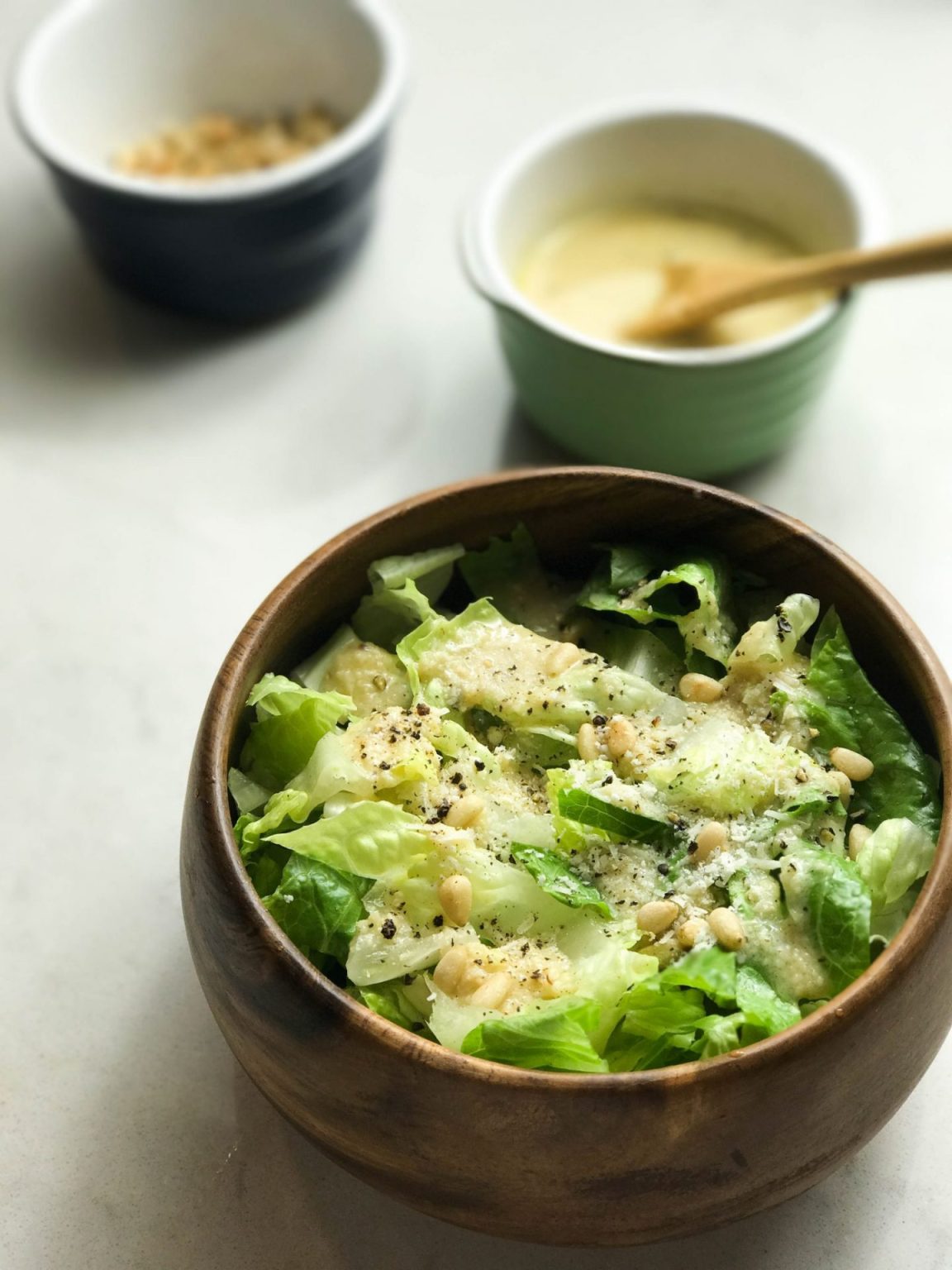 Creamy Roasted Garlic Dressing Romaine Salad No.1 Delight