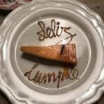 la herencia - flan for my birthday!