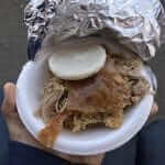 roasted pork paloquemao market bogota colombia