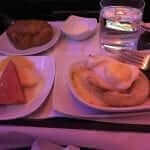 taca business class meal bogota colombiaIMG_2588