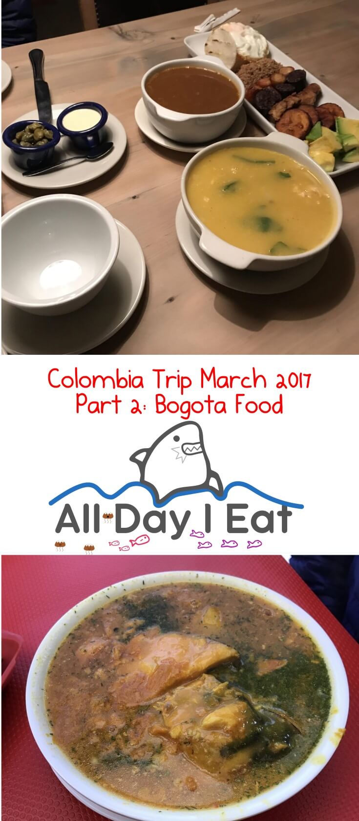 Colombia Trip March 2017 Part 2: Bogota Food. The culinary scene in Bogota is quite extensive with all kinds of delicious food on offer! | www.alldayieat.com`