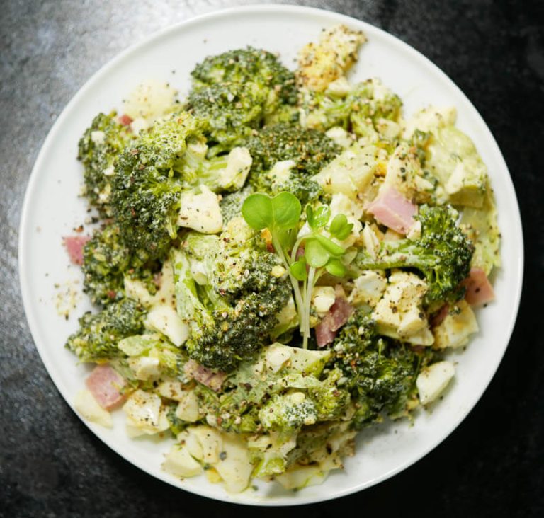 Delicious Broccoli Salad No.1 Japanese Style With Egg & Ham
