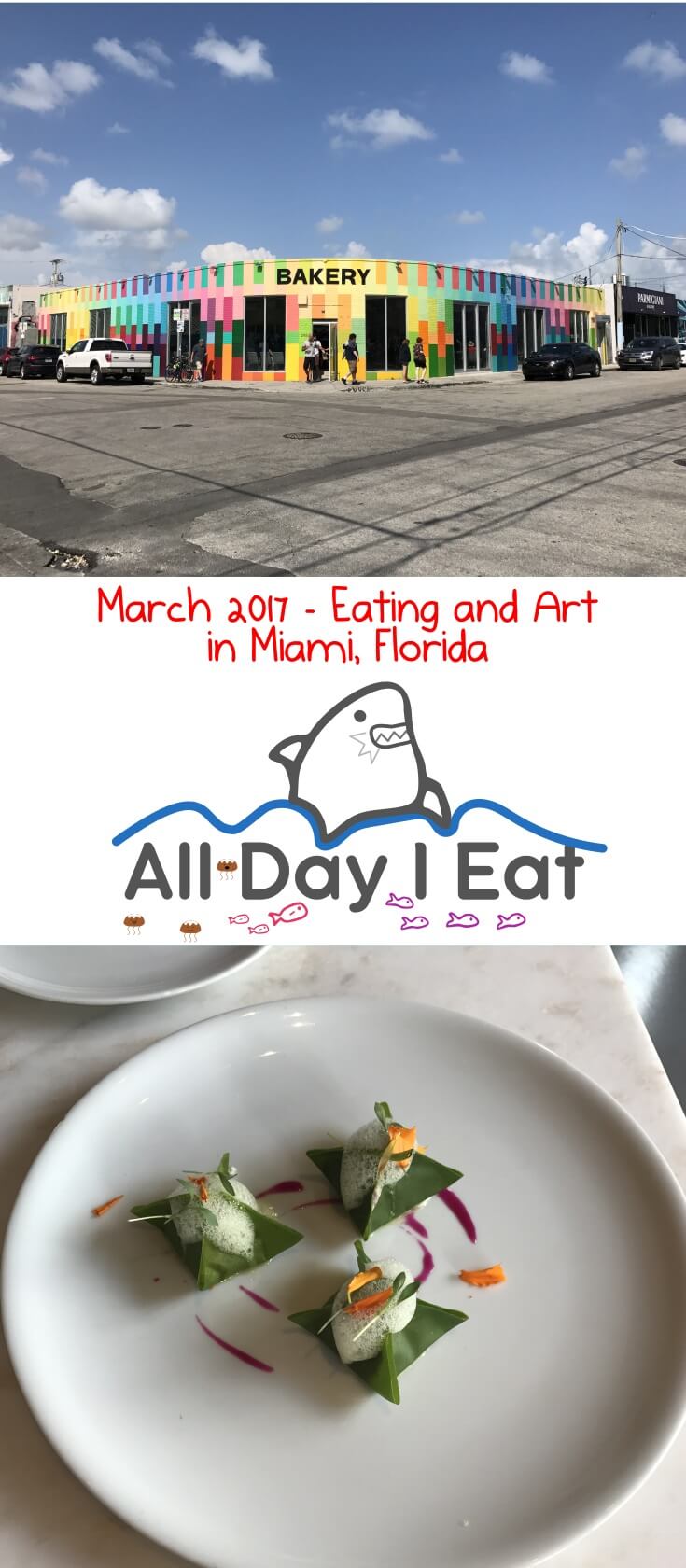 March 2017 - Eating and Art in Miami, Florida. The Wynwood walls were definitely a highlight as were the vegan and Cuban food we ate! Read more for recommendations!| www.alldayieat.com