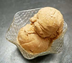 Kinako Ice Cream with Kuromitsu