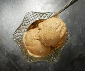 Kinako Ice Cream with Kuromitsu