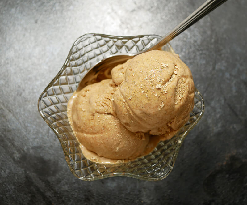 Kinako Ice Cream with Kuromitsu