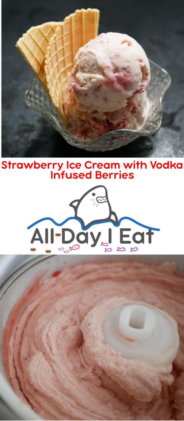 Delicious Strawberry Ice Cream With Vodka No.1 Ice Cream