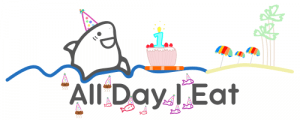 all day i eat like a shark logo full