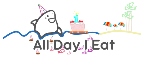 all day i eat like a shark logo full