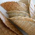 lemon poppy seed waffle cones-3