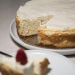 vanilla bean cheesecake walnut crust bite