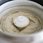 hojicha ice cream churned