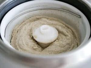 hojicha ice cream churned