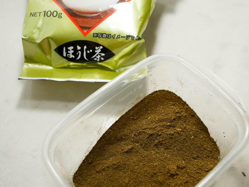 hojicha ice cream tea