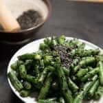 japanese green bean salad sesame dressin