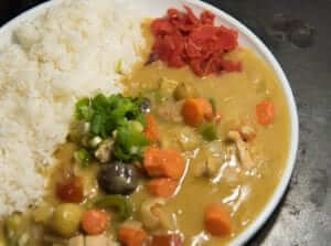 japanese curry with chicken curry rice from scratch-
