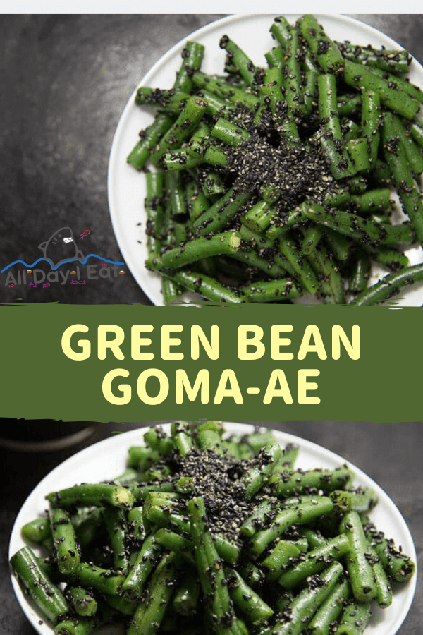 Japanese Side Dish | Green Bean Goma-ae (sesame soy dressing)
