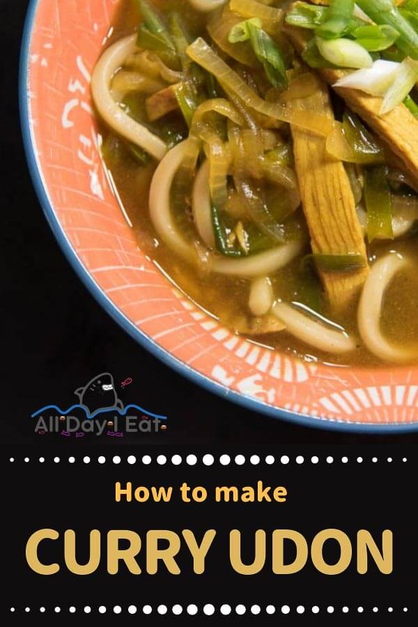 How to Make Curry Udon with dashi - all day i eat like a shark