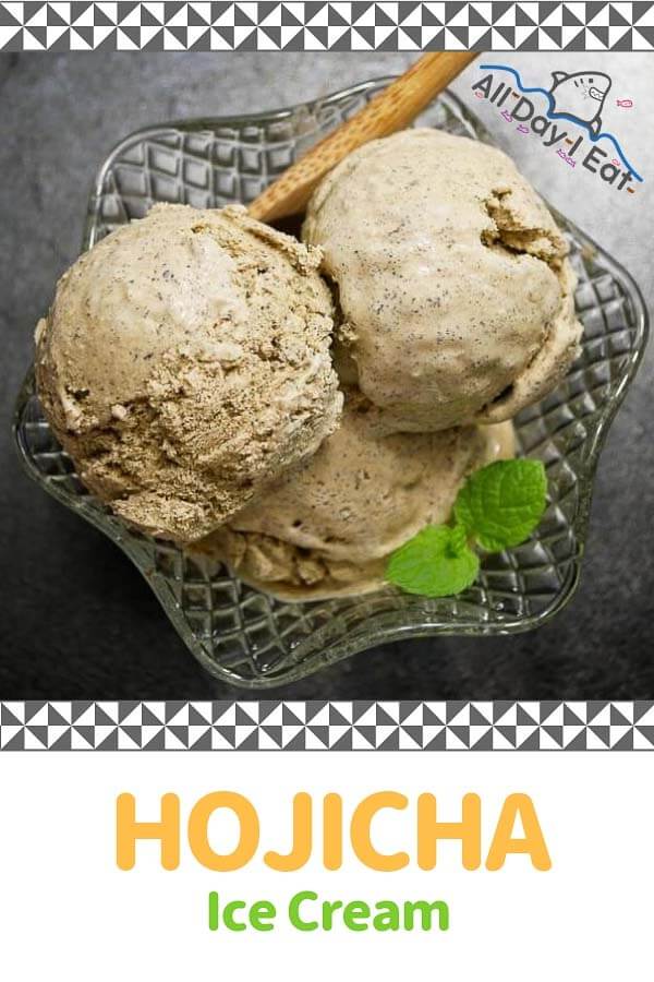 hojicha ice cream - roasted green tea- all day i eat like a shark (2)