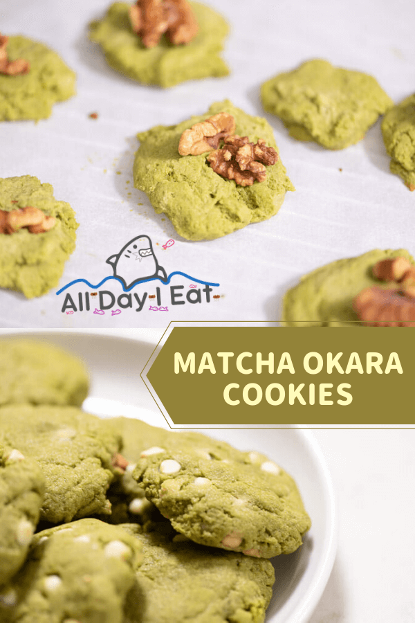 Matcha Okara Cookies