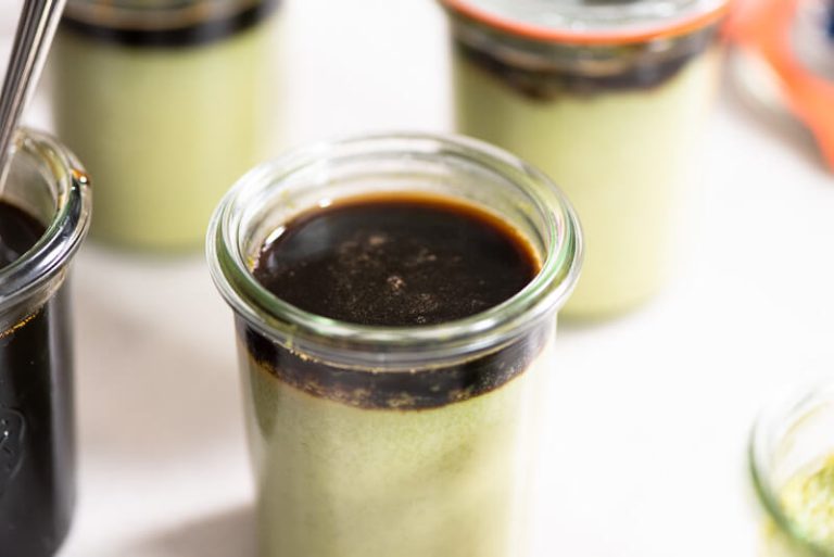 Matcha Purin (Japanese style custard pudding with green tea)-8Matcha Purin (Japanese style custard pudding with green tea)-angle 2