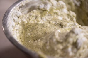 Japanese Chiffon Cake with Sencha (Japanese green tea) folding