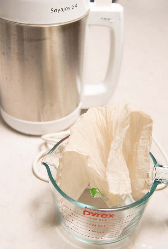 Soyajoy G4 Soymilk maker Review for homemade soy bag