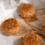 Grilled rice balls