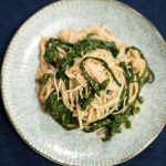 enoki mushroom and nira namuru