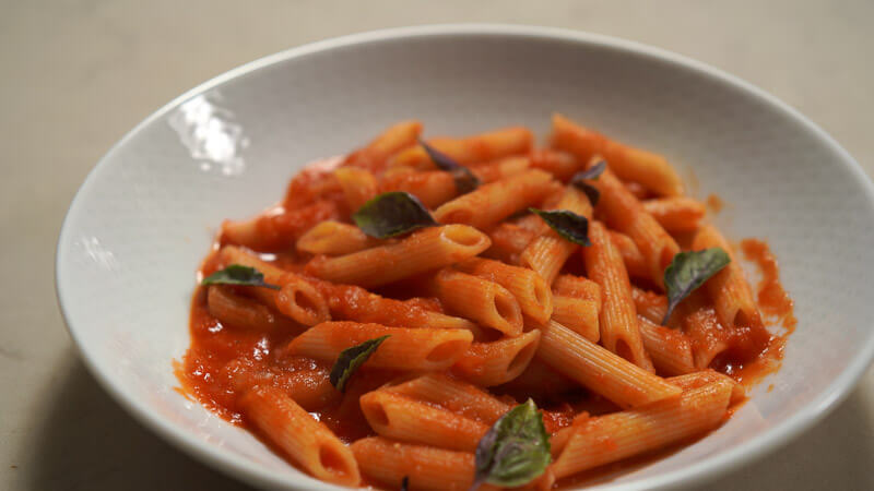 tomato pasta recipe - japanese style (with shiokoji)
