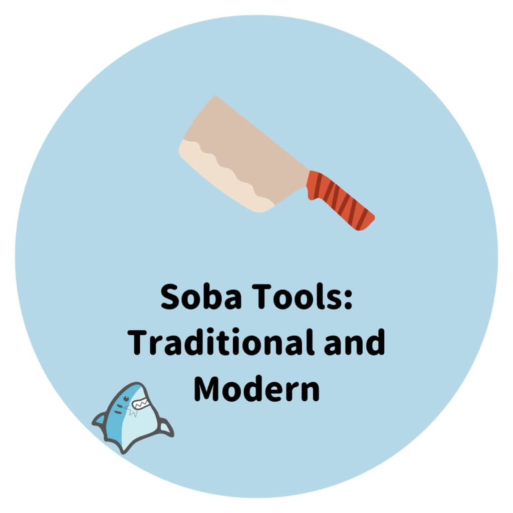 japanese soba noodles traditional tools and modern pasta cutters