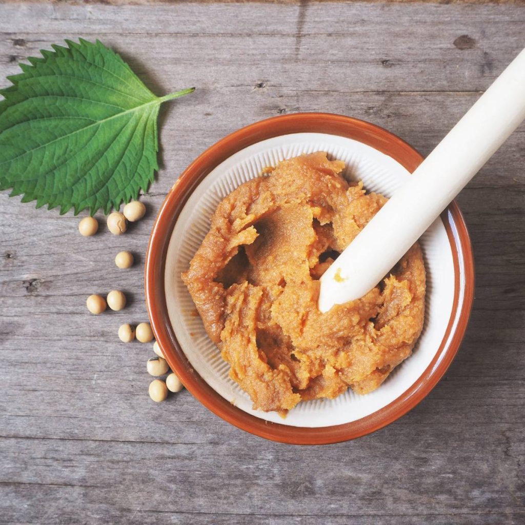 Miso paste made from soybean