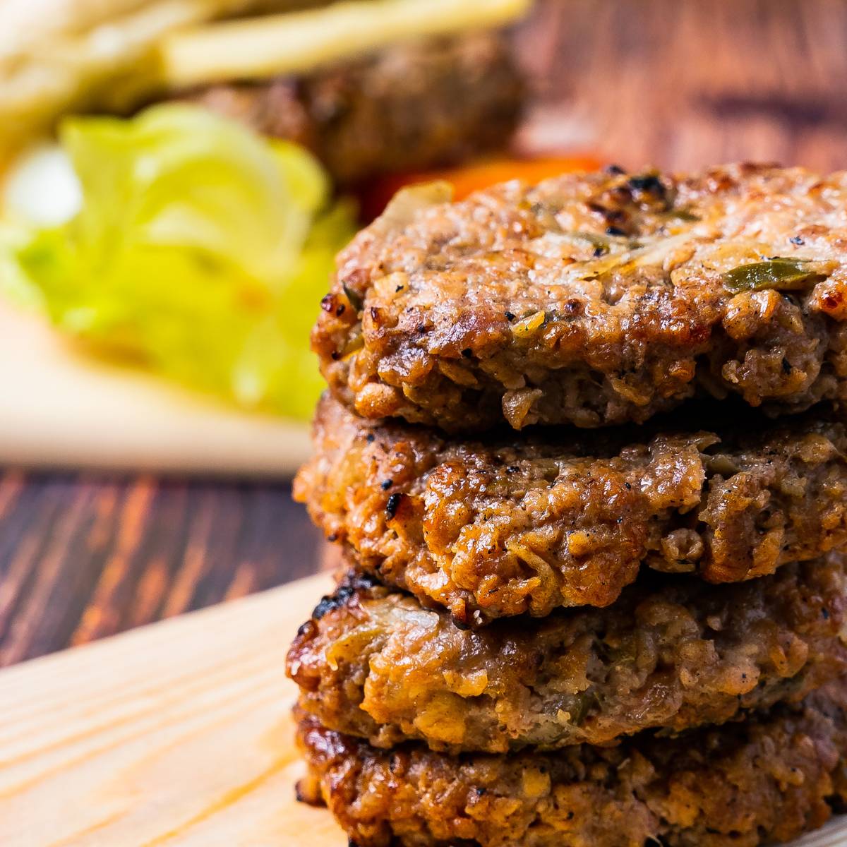 Japanese Hamburger Steak With Tofu Okara And Shiitake | all day i eat like a shark