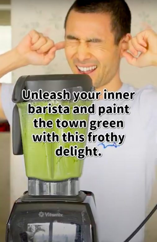 homemade matcha frappuccino