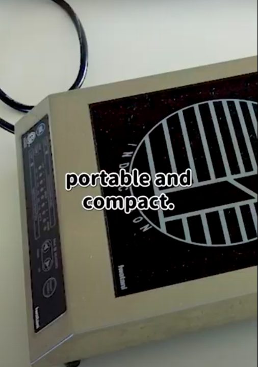 iwatani induction cooker portable and compact