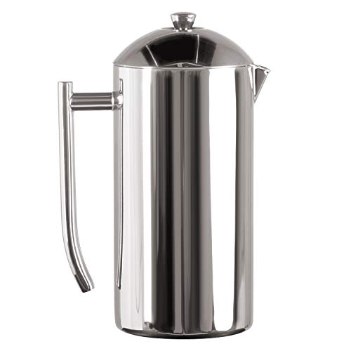 Frieling Double-Walled Stainless-Steel French Press Coffee Maker in Frustration Free Packaging, Polished, 17 Ounces image attachm