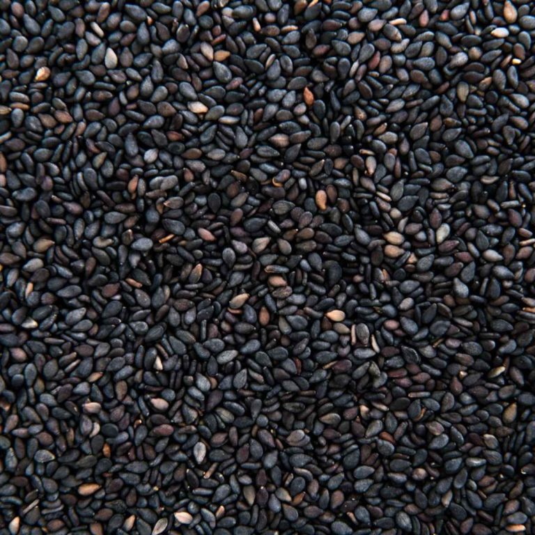 Assorted black sesame seeds