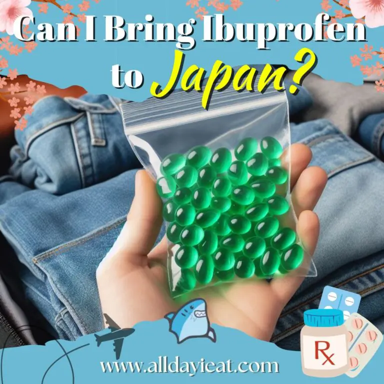 Can I Bring Ibuprofen to Japan