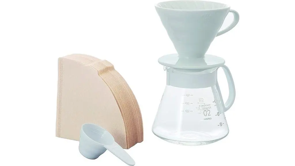 ceramic pour over coffee set