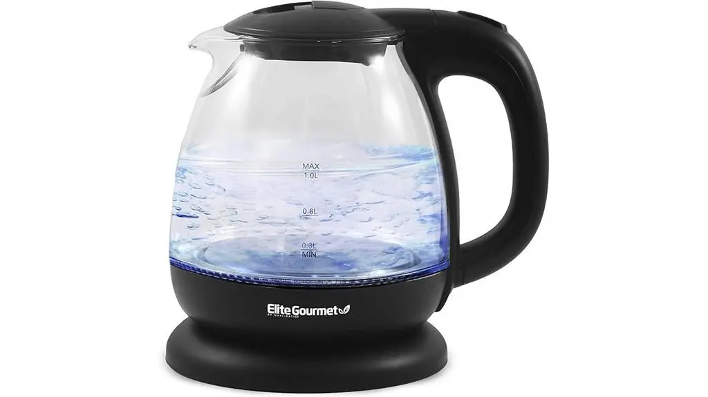 elegant electric glass kettle