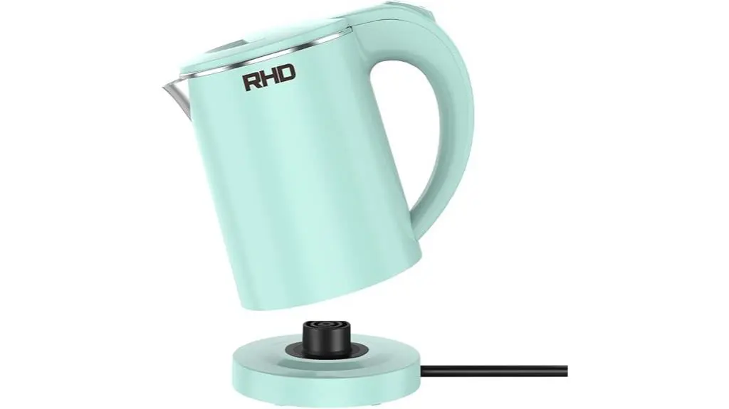 small stainless steel kettle