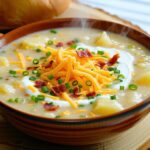rich creamy loaded potato soup delight