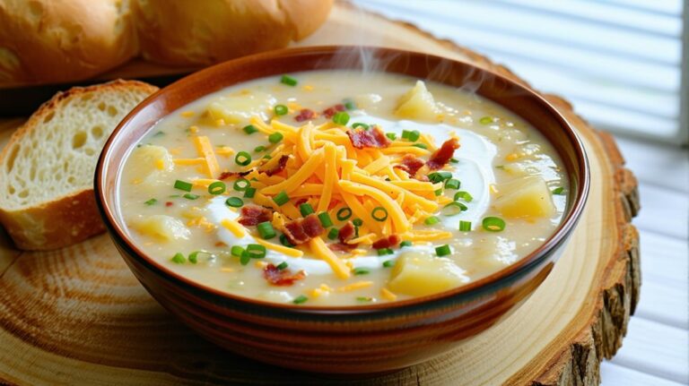 rich creamy loaded potato soup delight