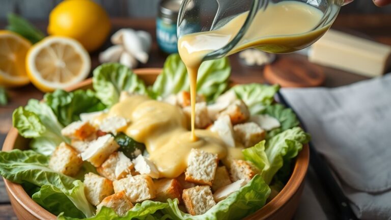 flavorful creamy caesar salad dressing