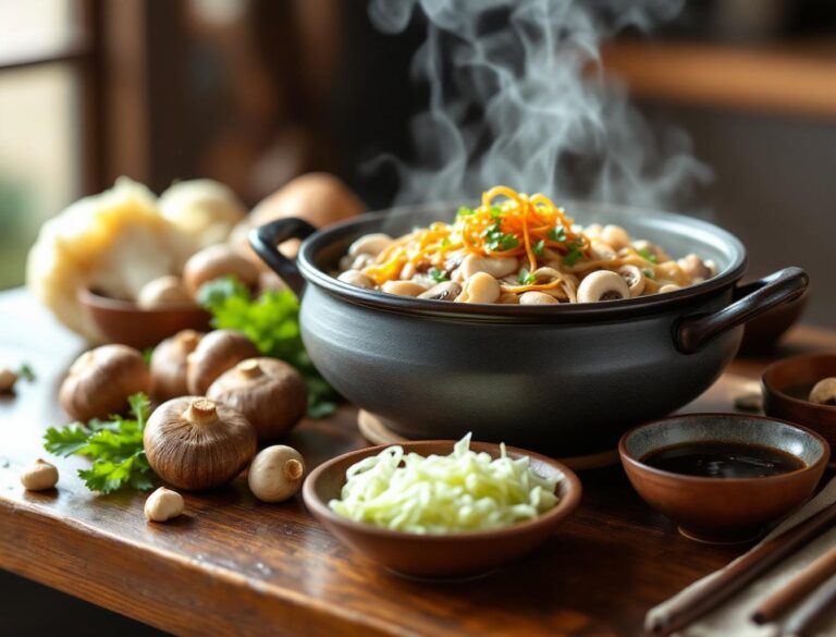 Japanese Iga-yaki donabe clay pot for nabemono and rice cooking