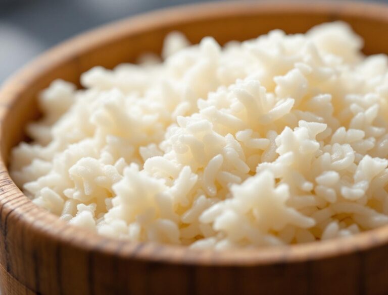 Koji mold growing on rice in a wooden tray — Aspergillus oryzae for Japanese fermentation