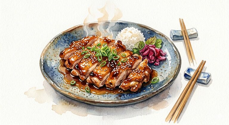 Chicken Teriyaki - illustrated recipe